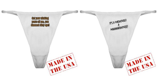 Illustration for article titled The Most Inappropriate Science Fiction Movie Thongs on the Internet